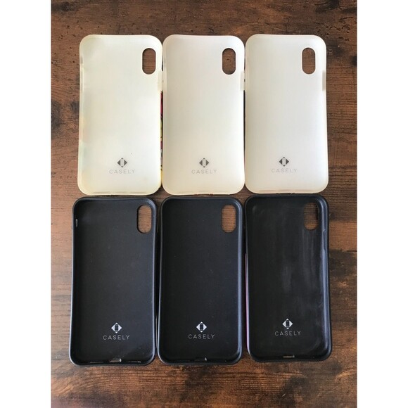 LOT OF 6 - iPhone  Casely Protective Cases Multi Color - Picture 3 of 4